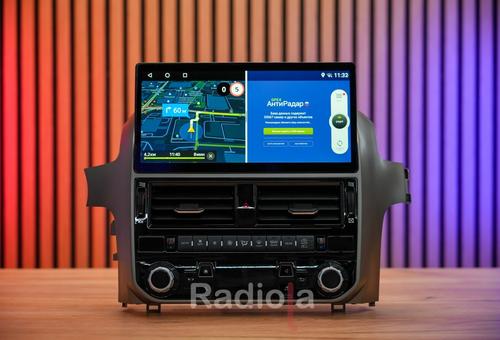 Магнитола для Lexus GX 2013-2021 (рестайлинг, высокая) - монитор 12.3" на Android 13, Быстрая, CarPlay, 4G SIM-слот