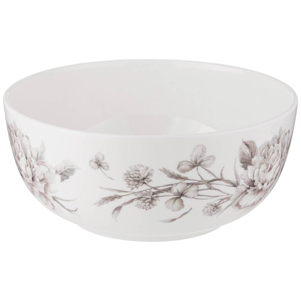 САЛАТНИК-ТАРЕЛКА СУПОВАЯ LEFARD "WHITE FLOWER" 15,5*7 СМ 800 МЛ (КОР=24ШТ.)