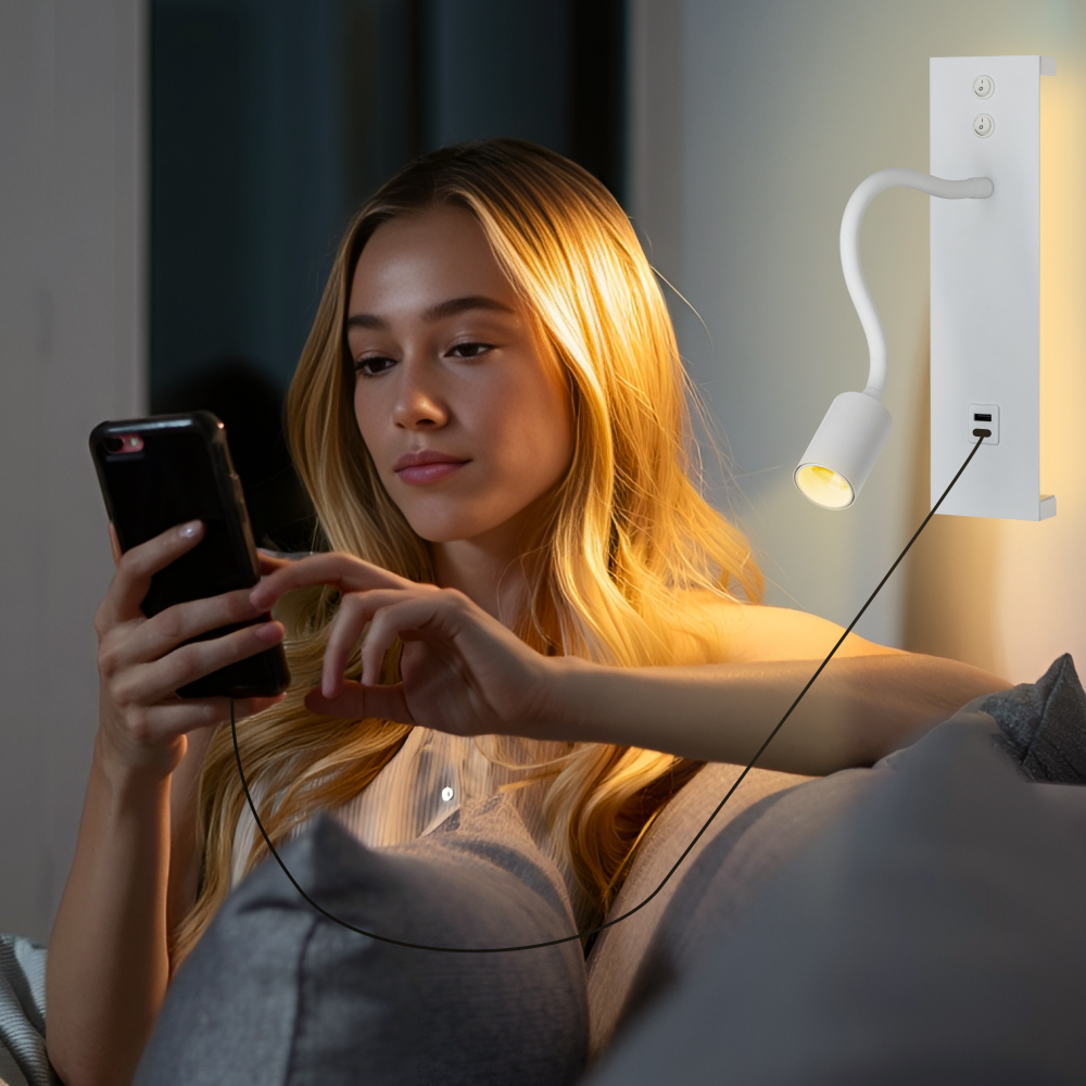 Citilux Декарт CL704470 LED USB Светильник с выключателем Белый