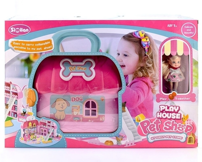 Дом с набором аксесс., в комплекте 25 предм. QL045