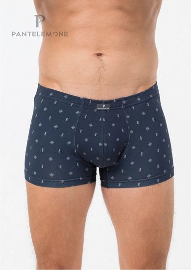 Трусы мужские боксеры Pantelemone PMH-1517, геометрия темный деним