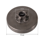 Ведущая звездочка Huter для бензопил 0.325 (BS-52-62)