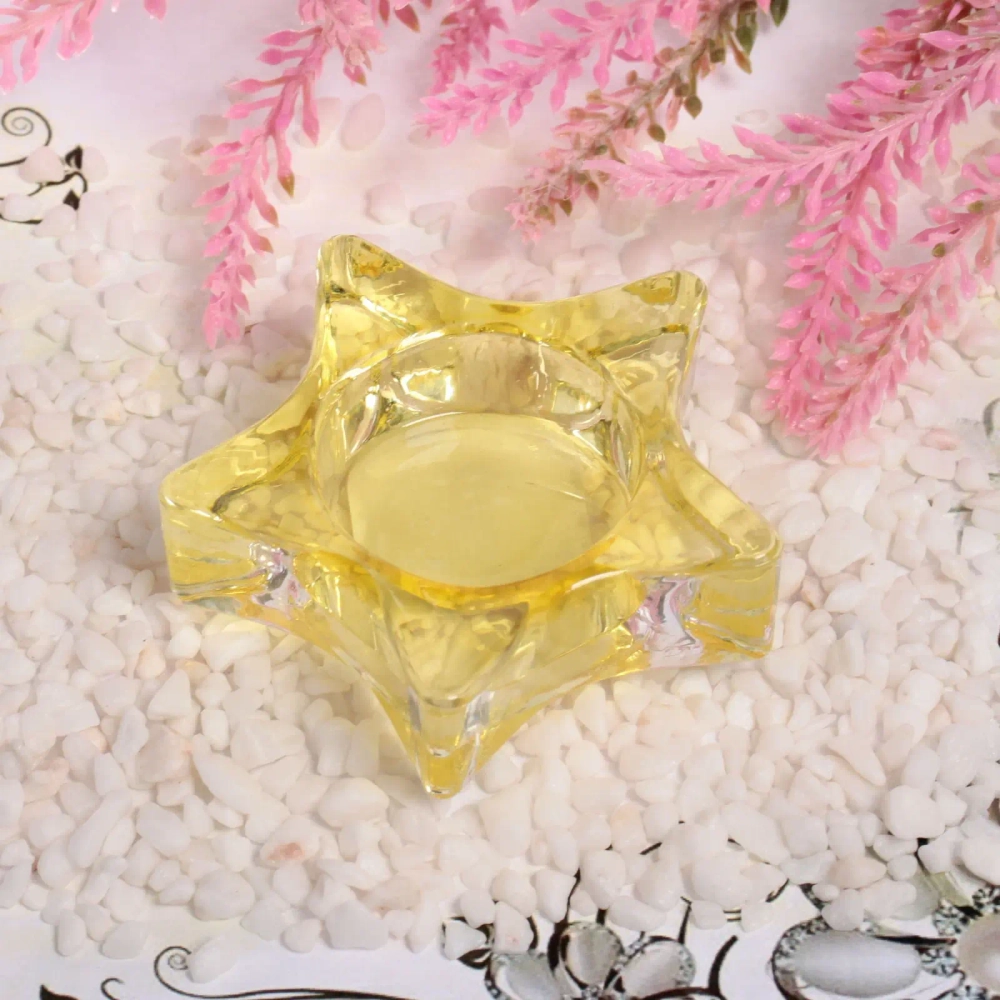 Подсвечник «Tea-звезда» 7,5*2,5см цвет желтый