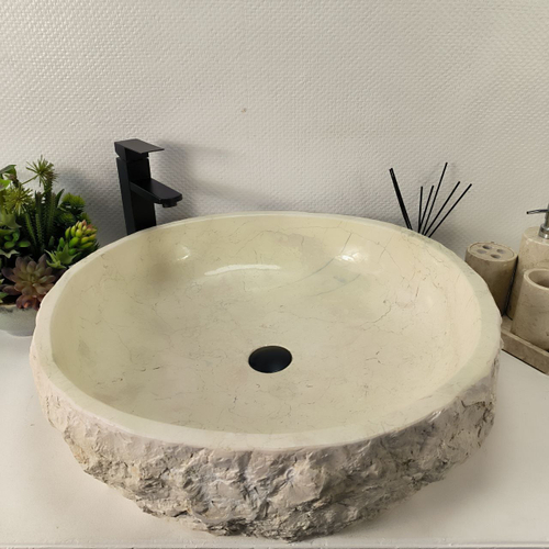 Раковина из мрамора Erozy Cream EM-64946 62*62*15 0878