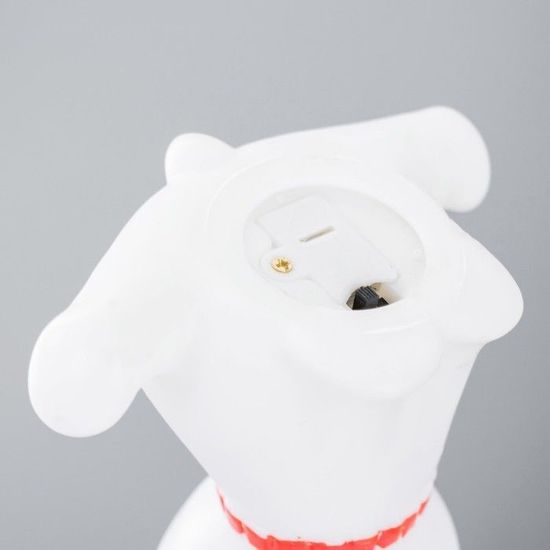 Новогодний ночник "Олененок с рожками" 1Вт белый 10,5*8*14 см.