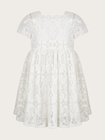Белое кружевное платье "Роза"