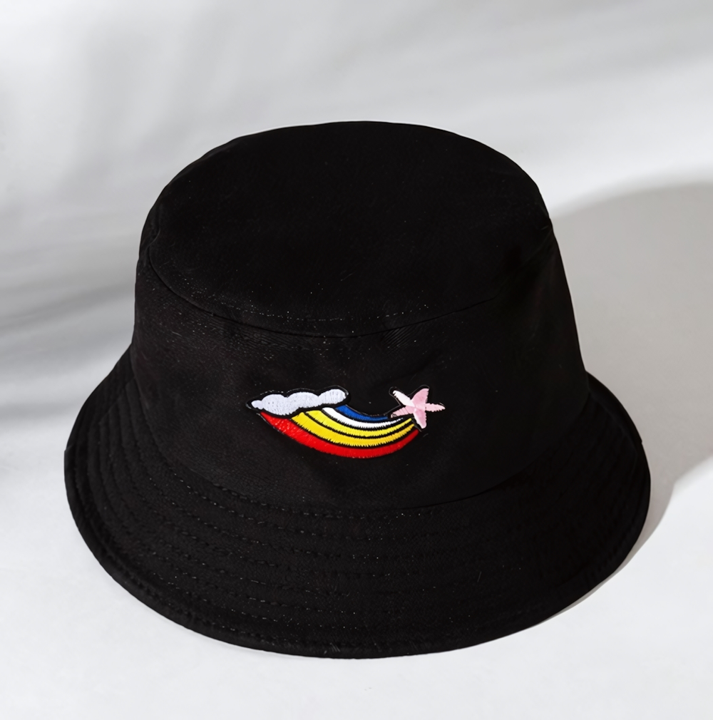 Панама для девочки "Радуга" цвет чёрный, р. 50/ 7303917 MINAKU