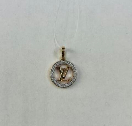 Подвеска из золота с фианитами