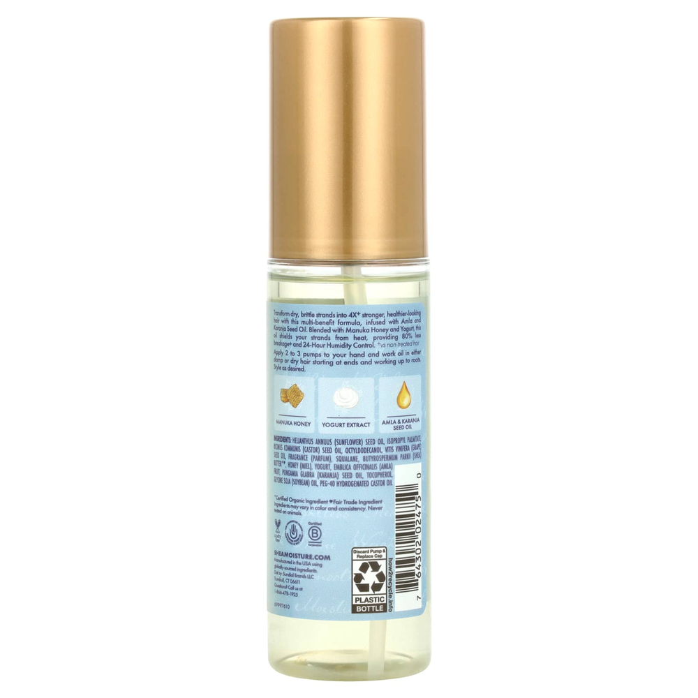 SheaMoisture, Strengthen & Protect Oil, мед манука и йогурт, 97 мл (3,3 жидк. унц.)