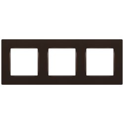 Рамка для розеток и выключателей ЭРА Серия 12 12-5203-13 на 3 поста, Классик, бронза