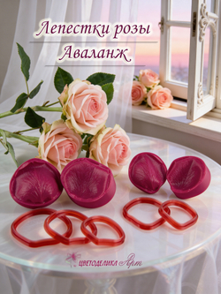 Лепестки розы Аваланж