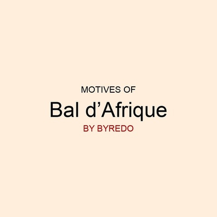 Мотивы Bal d’Afrique
