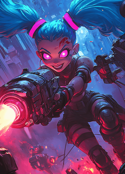 Картина на стену на металле от MetallSubArt "Аркейн"