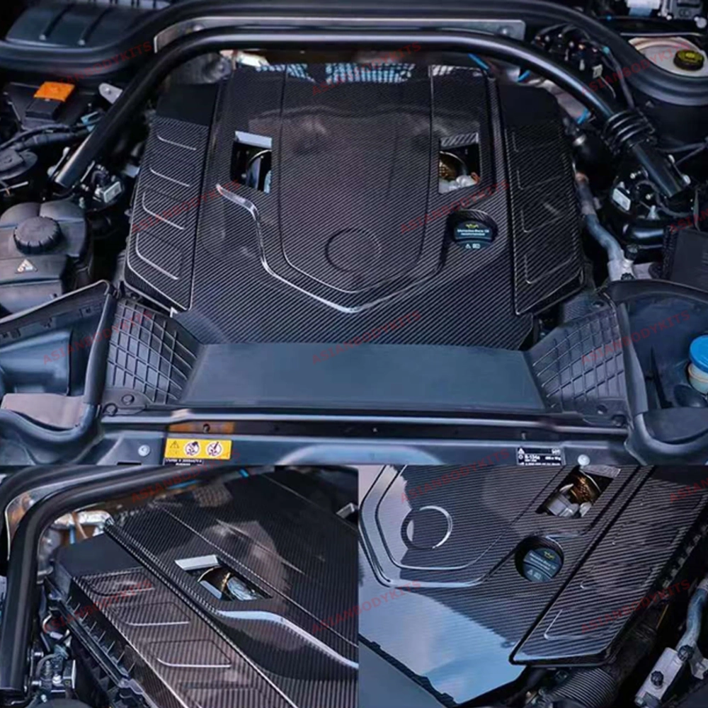 Карбоновый комплект крышек двигателя для Mercedes-Benz W463A/W464 G500 / G550 2018+ Мерседес Гелик гелентваген