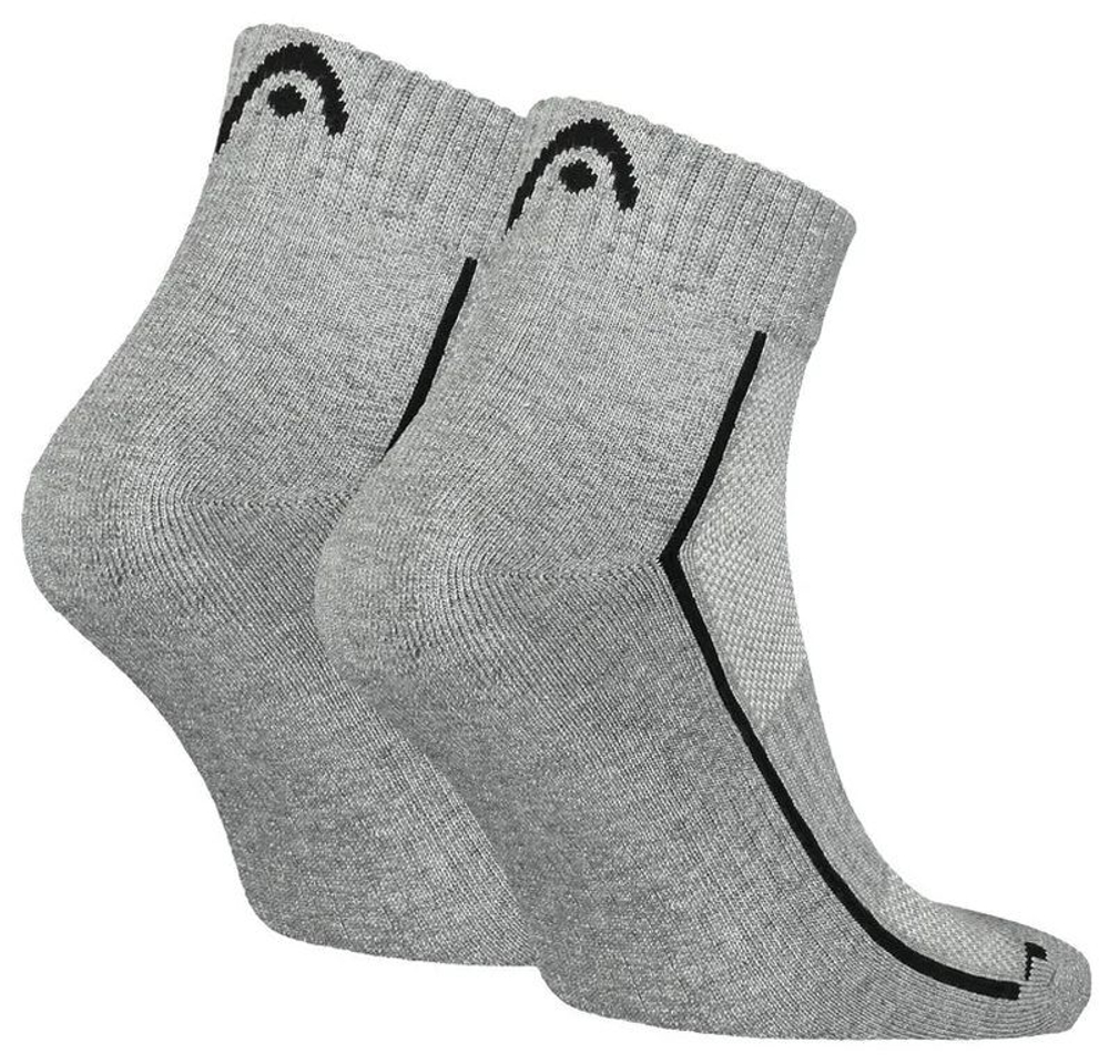 Теннисные носки Head Performance Quarter 2P - grey