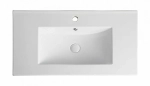 Тумба с раковиной Orange Line Li-80Tub+Ra черный матовый