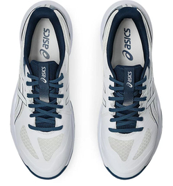 Мужские кроссовки для бадминтона/сквоша Asics Gel-Tactic 13 - white/mako blue
