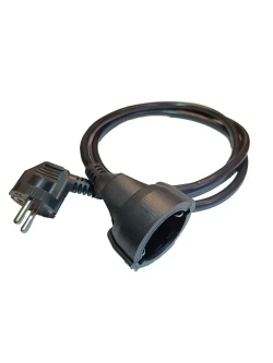 Удлинитель 3x1.5 мм2, Длина 1,5 метра, 3,5 кВт, с заземлением, ГОСТ 28244-96, кабель ПВС-АП