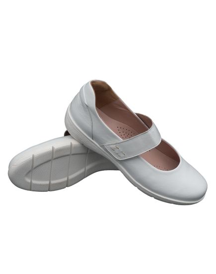 1102 Женские балетки (Белый)