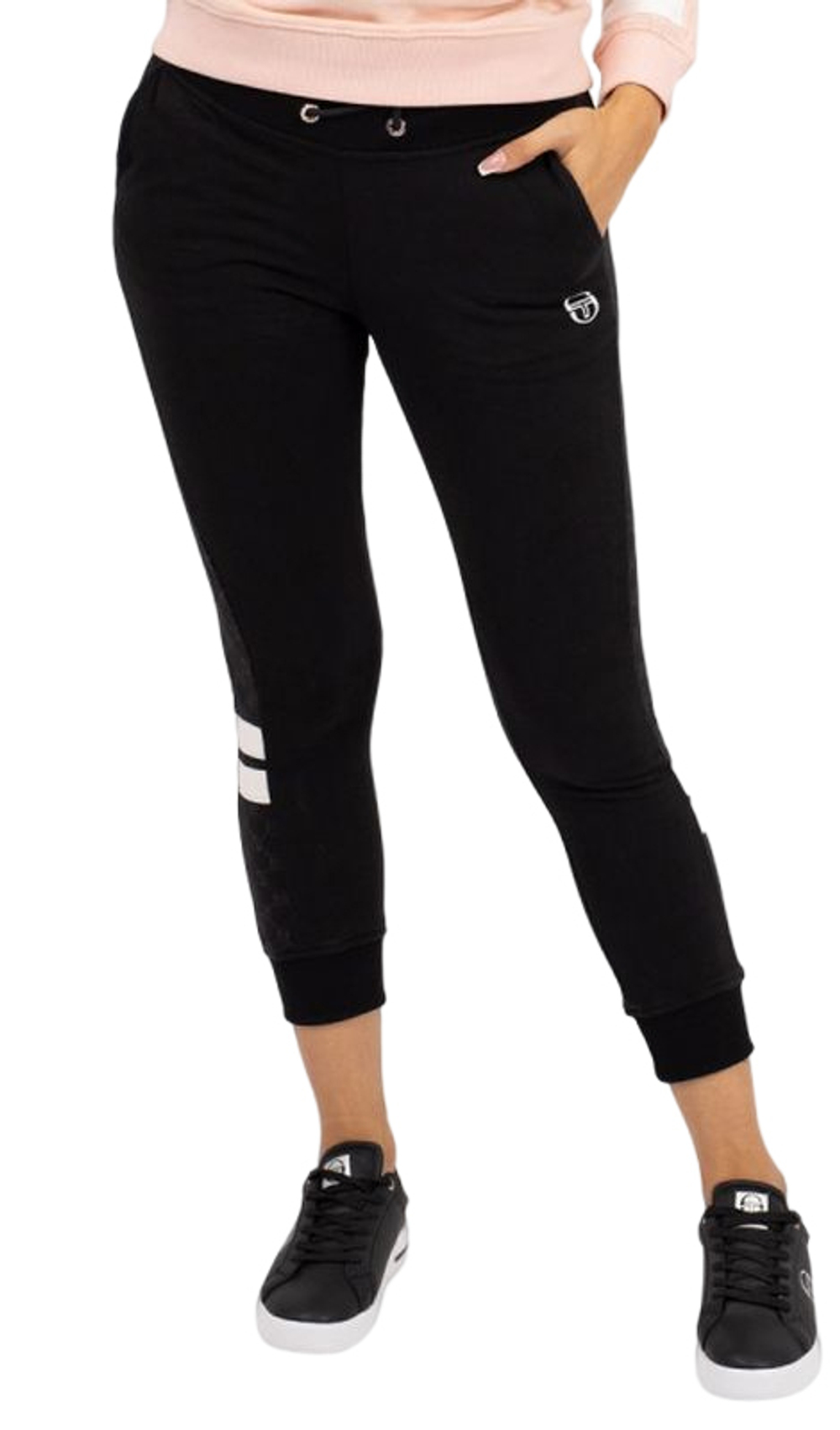 Женские теннисные брюки Sergio Tacchini Livia Pants - black