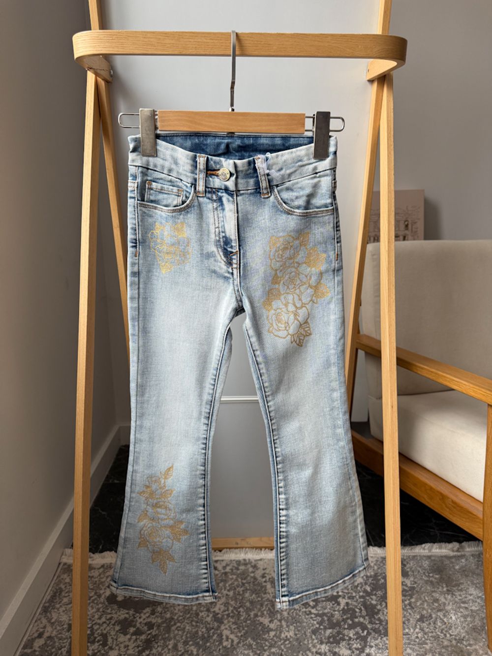 Новые джинсы Monnalisa, 128