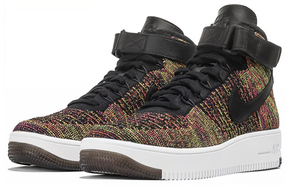 Кроссовки Nike Air Force 1 Flyknit Multi-Color Black