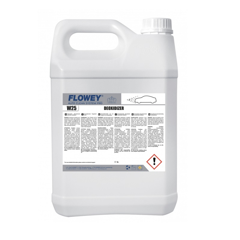 DEOXIDIZER очиститель кузова от металлических частиц, 5 л.,FLOWEY (Люксембург)