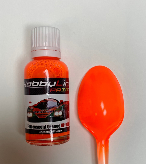 Краска лаковая HobbyLink Fluorescent Orange HP-9016