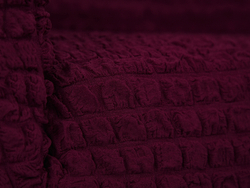 Комплект чехлов на диван и 2 кресла без оборки, цвет Бордовый