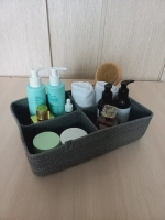 Органайзер для косметики плетеный