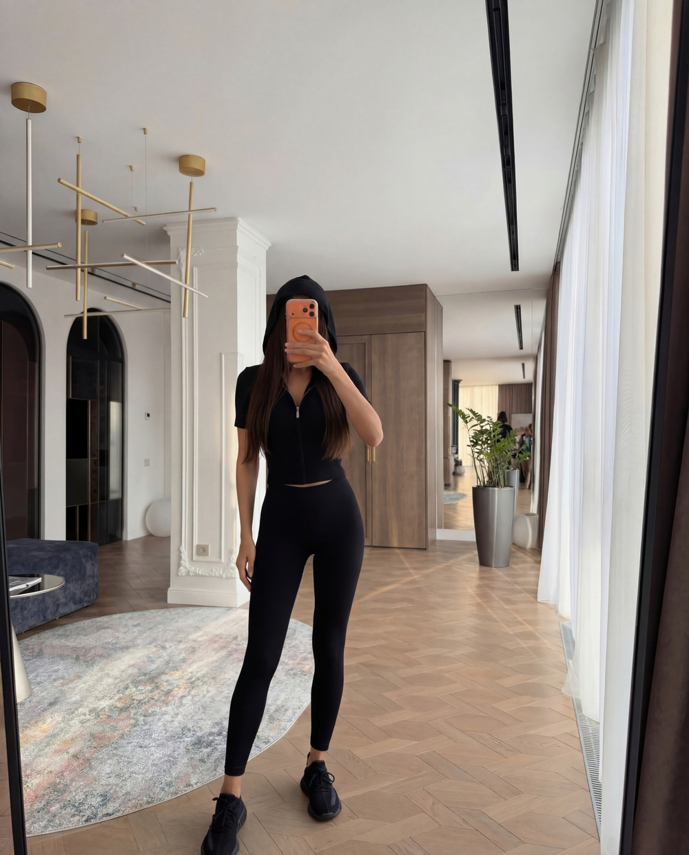 Костюм ZOE кардиган с капюшоном и лосины