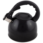 Чайник из нерж. стали Mallony MAL-042-N (2.5л, со свистком, черный)