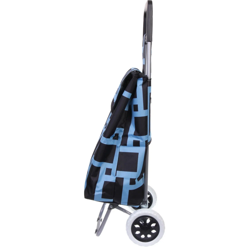 Тележка хозяйственная с сумкой (92*27*33см, колеса 16см,грузоподъемность до 30 кг.) синяя DC312