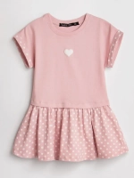 Платье оверсайз в сад с коротким рукавом