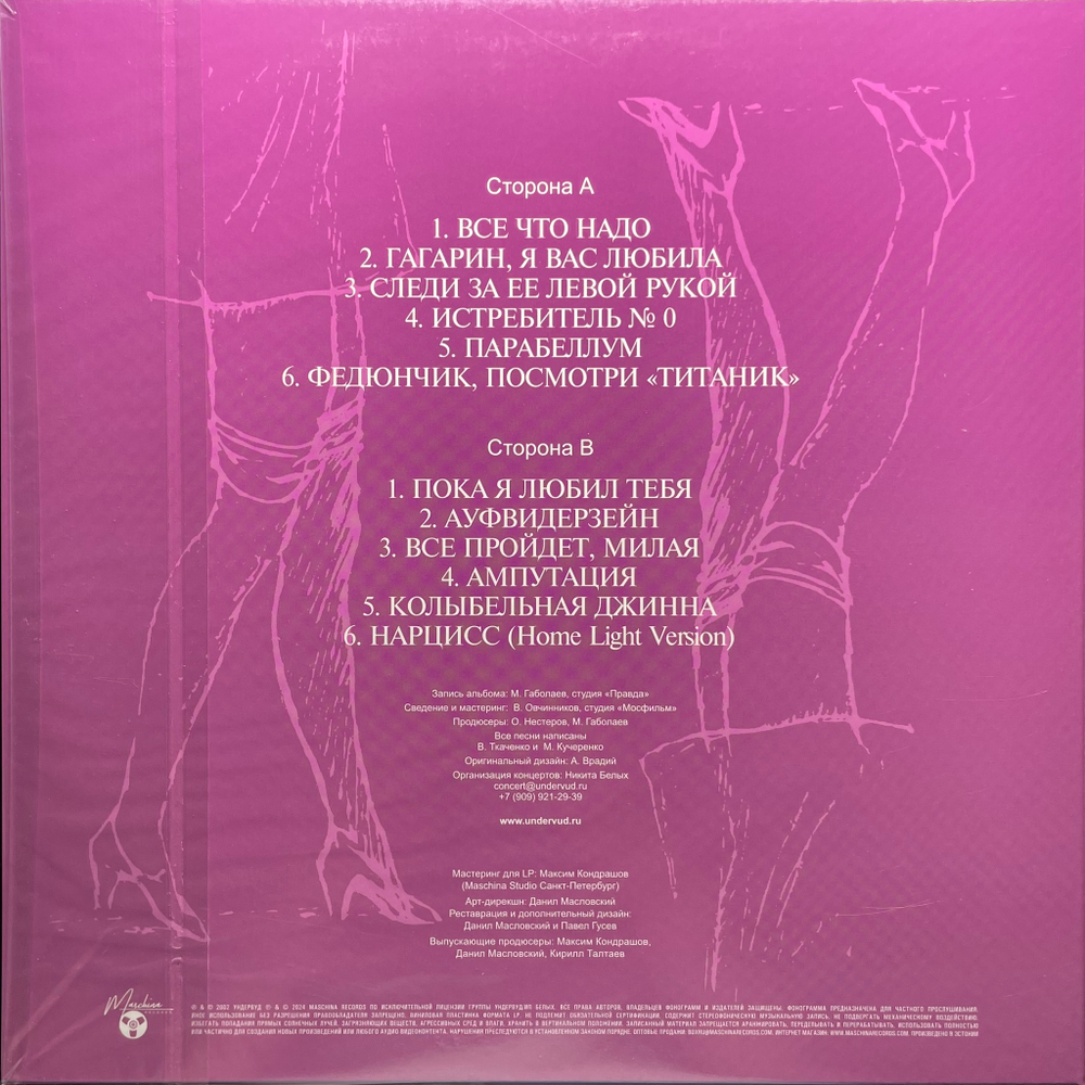 Ундервуд ‎– Все Пройдет, Милая (Россия 2024г.)