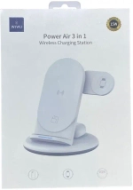 Беспроводное зарядное устройство WIWU Power Air 18W 3 в 1 для смартфона/Apple Watch/AirPods (PA3IN1) (белый)
