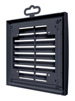 Решетка вентиляционная РРН разъемная 150х150 ASA Gray ERA