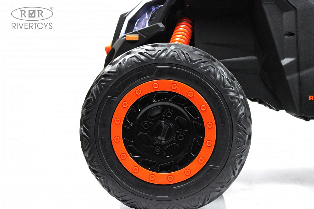Детский электромобиль RiverToys BRP Can-Am Maverick Y111YY оранжевый