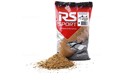 Прикормка RS Sport Крупная плотва спорт (темно-коричневая) 1кг