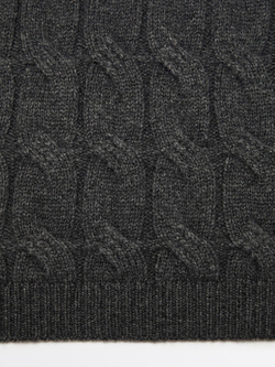 Massimo Dutti Плетеная балаклава, серый