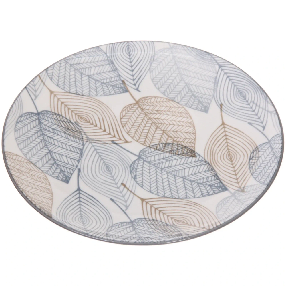 Тарелка керамическая «Эдельвейс» 25*2,3см, кофейно-синяя