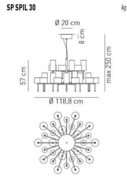 replica Axo Light Spillray SP 30 pendant lamp (red)