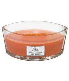 Карамель и жареный кунжут, ароматическая свеча эллипс, WoodWick