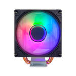 Кулер для CPU BaseTech 902SCR, 1х92мм, 700-2400rpm, 4-pin, Al+Cu, серебристый-черный-белый/FRGB, 44CFM, 23дБ, 2-PIPE(прямой контакт), TDP 110Вт, INTEL 1700/1200/115x/2011, AMD AM5/AM4/AM3(+)/AM2(+)/FM2(+) (BT-902SCR)