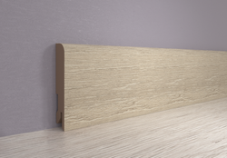 Плинтус МДФ ламинированный Лука Пл 80 МДФ.2400.24087 дуб беленый 16x80х2400 мм