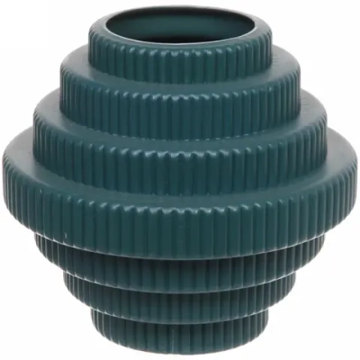 Ваза из пластика «Marlen-Портофино» 0,5л 15*8,3см цвет морская волна