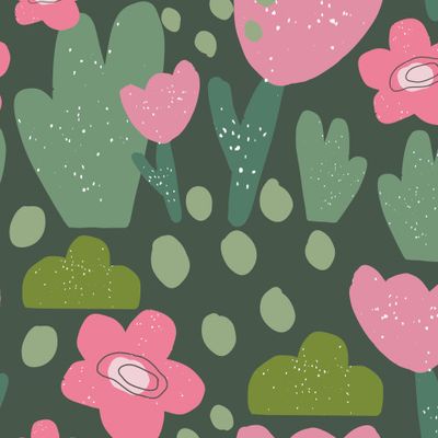 Цветущий палисадник №2.