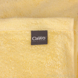 Махровое полотенце Life Style 7007 Uni лимонное от Cawo Германия