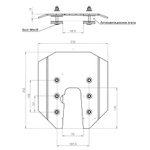 Гидрокрыло для подвесного лодочного мотора 2,5-3,5 л.с., монтаж без сверления (10269542)