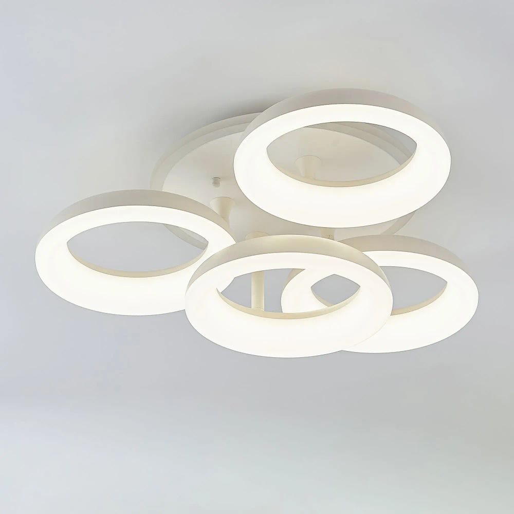 Citilux Паркер Смарт CL225A140E RGB Умная люстра Белая